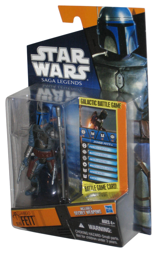 Star Wars Saga Legends (2010) Jango Fett Full Armor 3.75 Inch Figure SL05