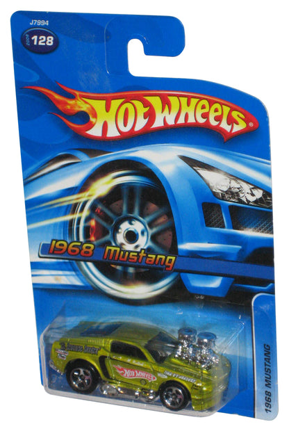 Hot Wheels 1968 Mustang (2006) Mattel Green Die-Cast Toy Car #128