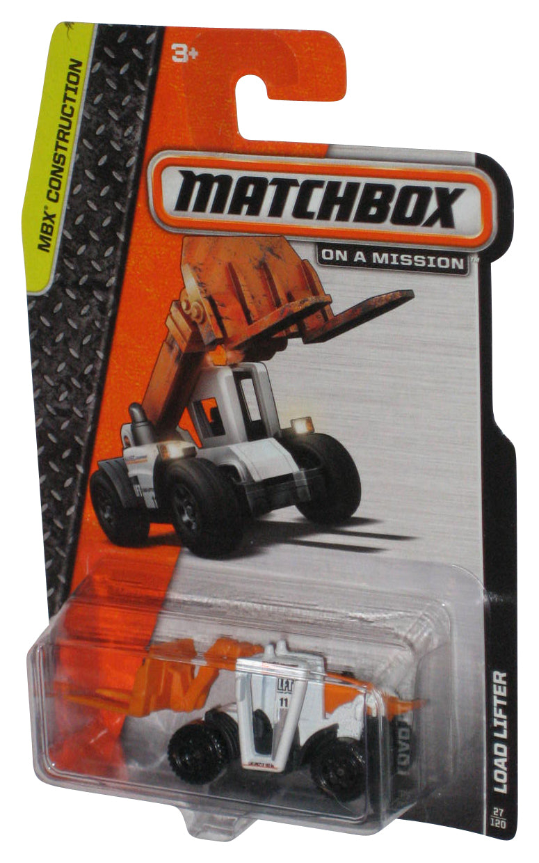 Matchbox MBX Construction (2013) White & Orange Load Lifter Toy 27/120