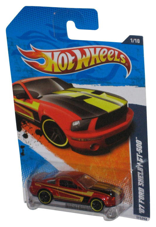 Hot Wheels Nightburnerz '11 Red '07 Ford Shelby GT-500 Toy Car 111/244