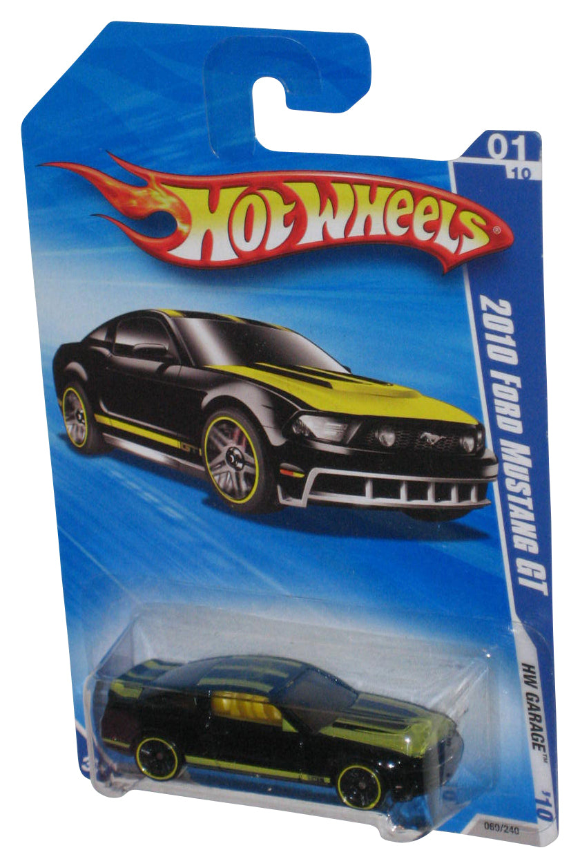 Hot Wheels HW Garage '10 Black 2010 Ford Mustang GT Toy Car 069/240