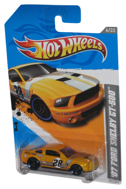 Hot Wheels HW Code '12 Yellow '07 Ford Shelby GT-500 Toy Car 231/247