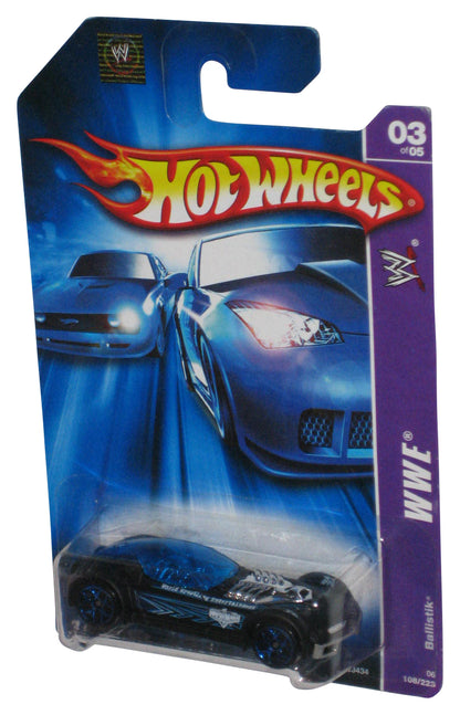 Hot Wheels WWE 3/5 (2006) Blue Ballistik Die-Cast Toy Car 108/223