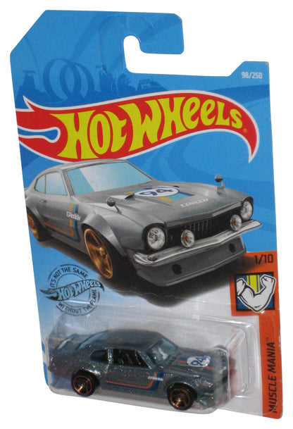 Hot Wheels Muscle Mania 1/10 (2018) Silver Custom Ford Maverick Toy Car 98/250