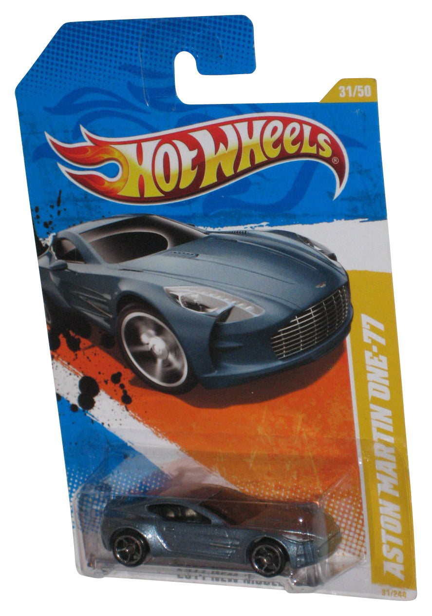 Hot Wheels 2011 New Models 31/50 Gray Aston Martin One-77 Toy Car 31/244