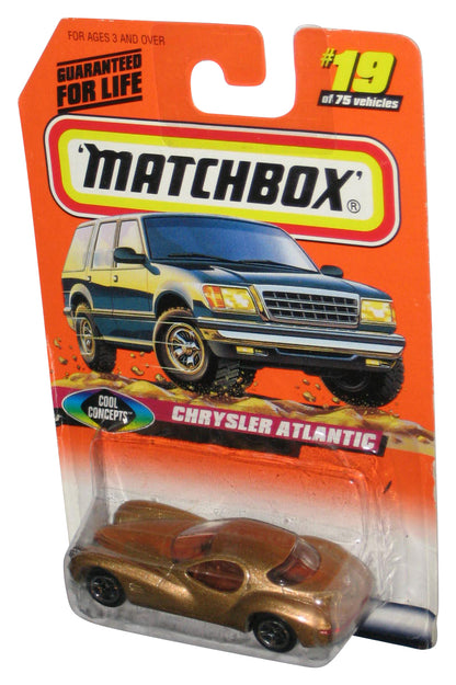Matchbox Cool Concepts (1997) Gold Chrysler Atlantic Toy Car #19/75