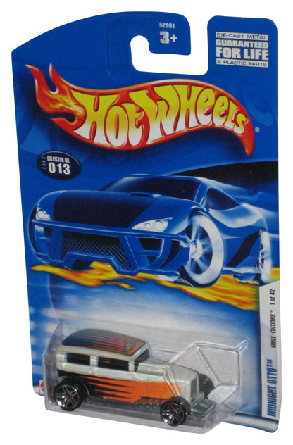 Hot Wheels First Editions 1/42 (2002) White & Orange Die-Cast Toy Car #013