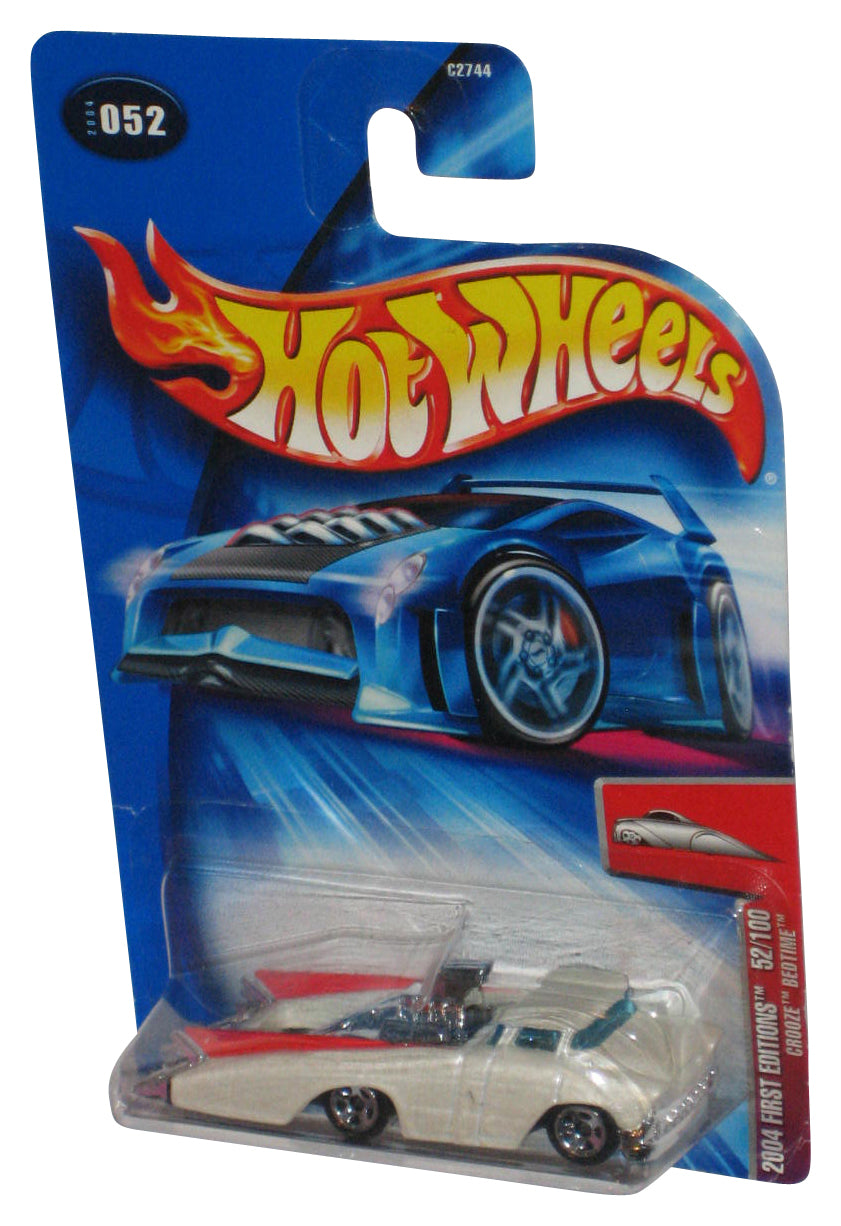 Hot Wheels 2004 First Editions 52/100 White Crooze Bedtime Toy Car #052