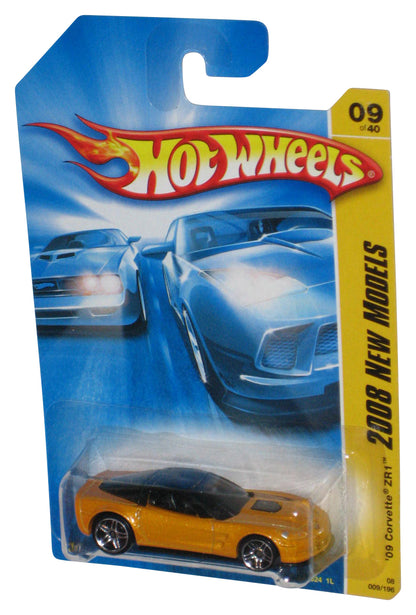 Hot Wheels 2008 New Models 9/40 Yellow '09 Corvette ZR1 Toy Car 009/196