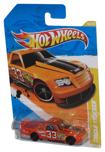 Hot Wheels 2011 New Models 46/50 Orange Circle Trucker Toy Truck 46/244