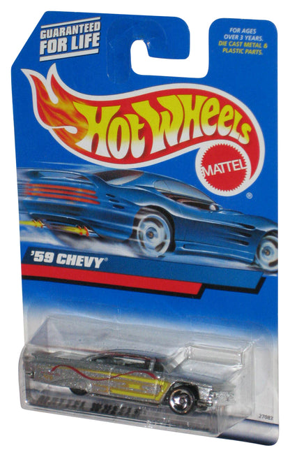 Hot Wheels Silver '59 Chevy (2000) Mattel Die-Cast Toy Car #116
