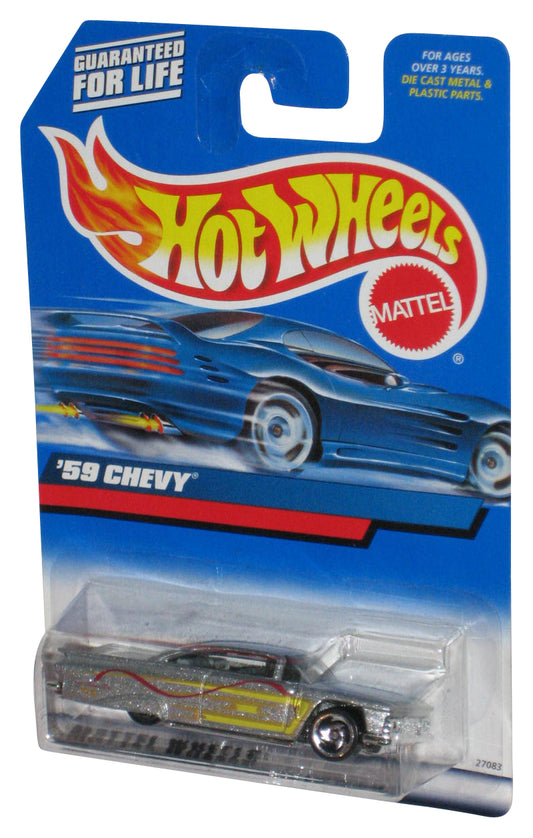 Hot Wheels Silver '59 Chevy (2000) Mattel Die-Cast Toy Car #116