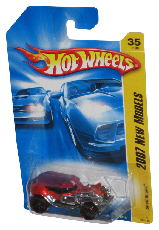 Hot Wheels 2007 New Models Red Shell Shock Die-Cast Toy Car 035/180