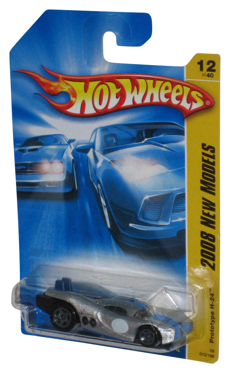 Hot Wheels 2008 New Models 12/40 Silver Prototype H-24 Toy Car 012/196