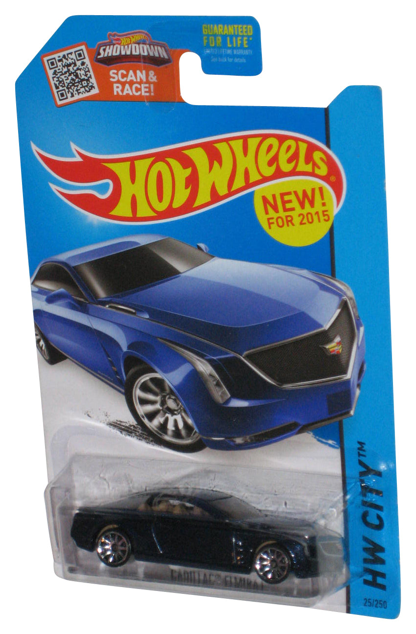 Hot Wheels HW City (2015) Blue Cadillac Elmiraj Die-Cast Toy Car #25/250