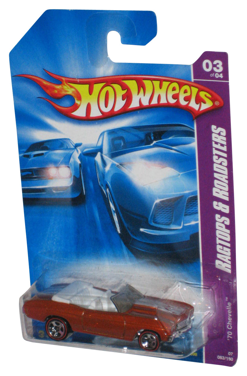 Hot Wheels Ragtops & Roadsters (2006) Metallic Orange '70 Chevelle Toy Car 083/180