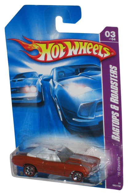 Hot Wheels Ragtops & Roadsters (2006) Metallic Orange '70 Chevelle Toy Car 083/180