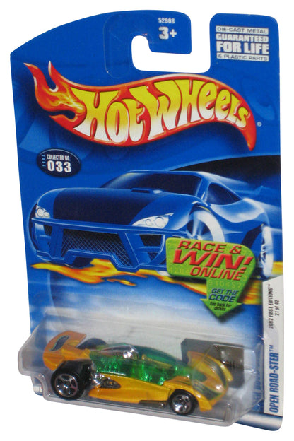 Hot Wheels 2002 First Editions 21/42 Open Road-Ster Yellow & Green Toy Car #033