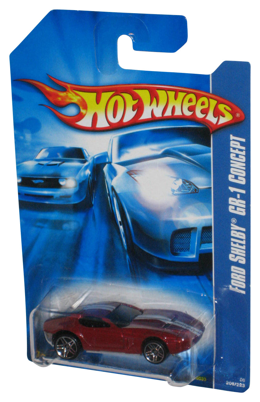 Hot Wheels Ford Shelby GR-1 Concept (2006) Red Toy Car 206/223