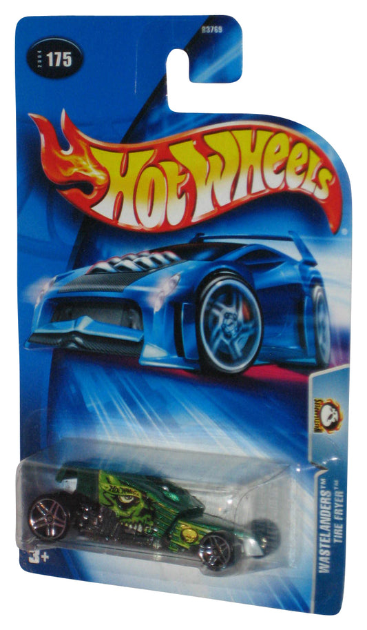Hot Wheels Wastelanders Tire Fryer (2004) Green Die-Cast Toy Car #175