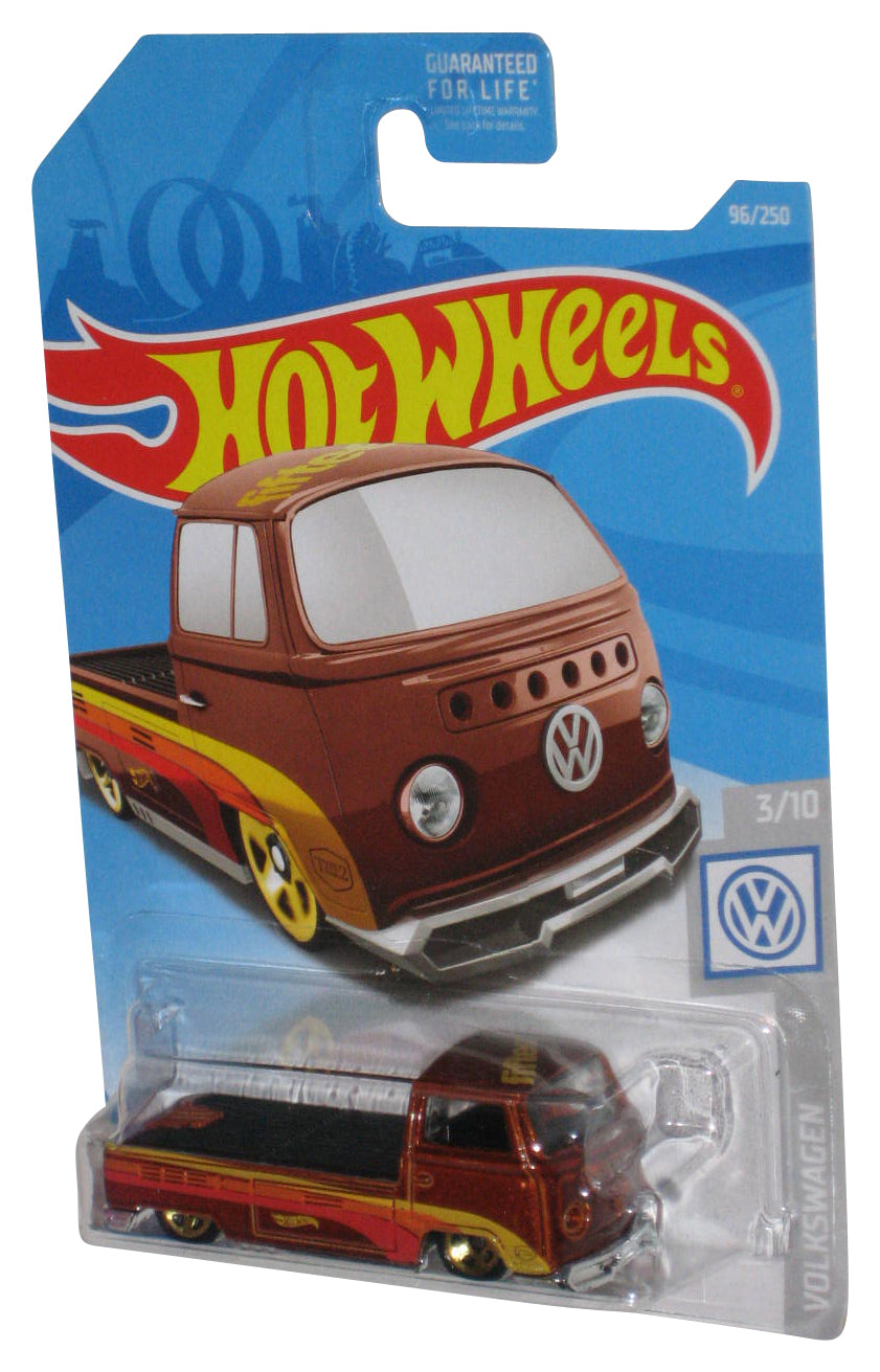 Hot Wheels Volkswagen 3/10 (2017) Copper Volkswagen T2 Pickup Truck Toy 96/250