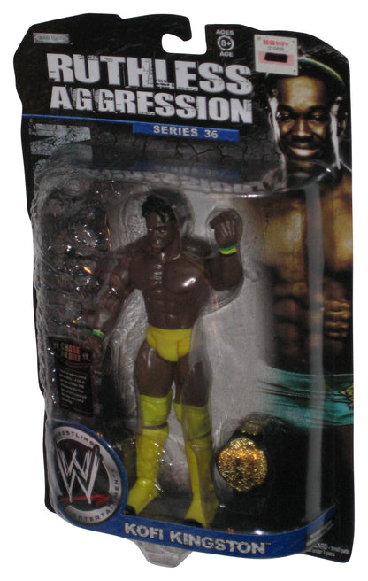 WWE Wrestling Ruthless Aggression (2008) Series 36 Kofi Kingston Action Figure