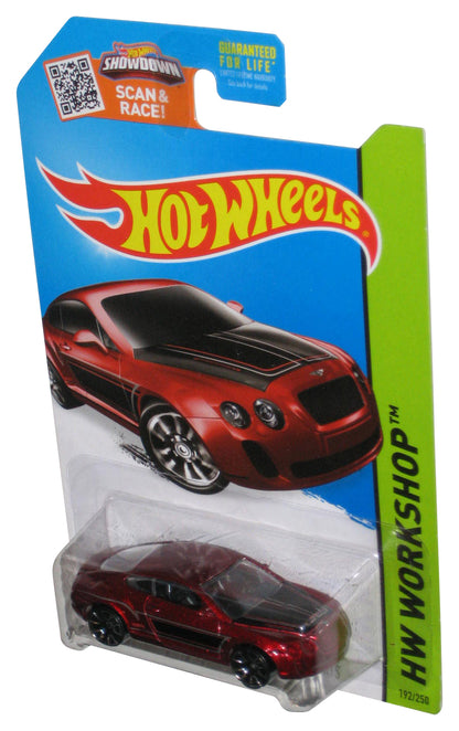 Hot Wheels HW Workshop (2013) Red Bentley Continental Supersports Toy Car 192/250