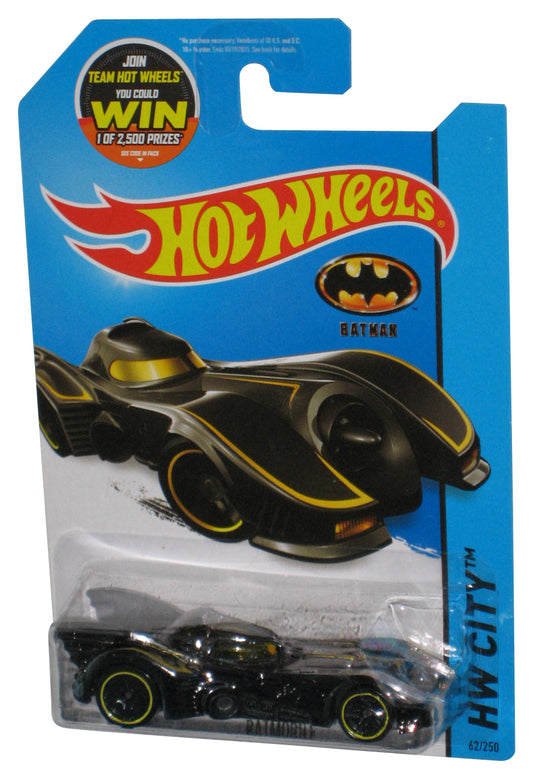 Hot Wheels HW City (2013) Black & Yellow Batmobile Die-Cast Toy Car 62/250