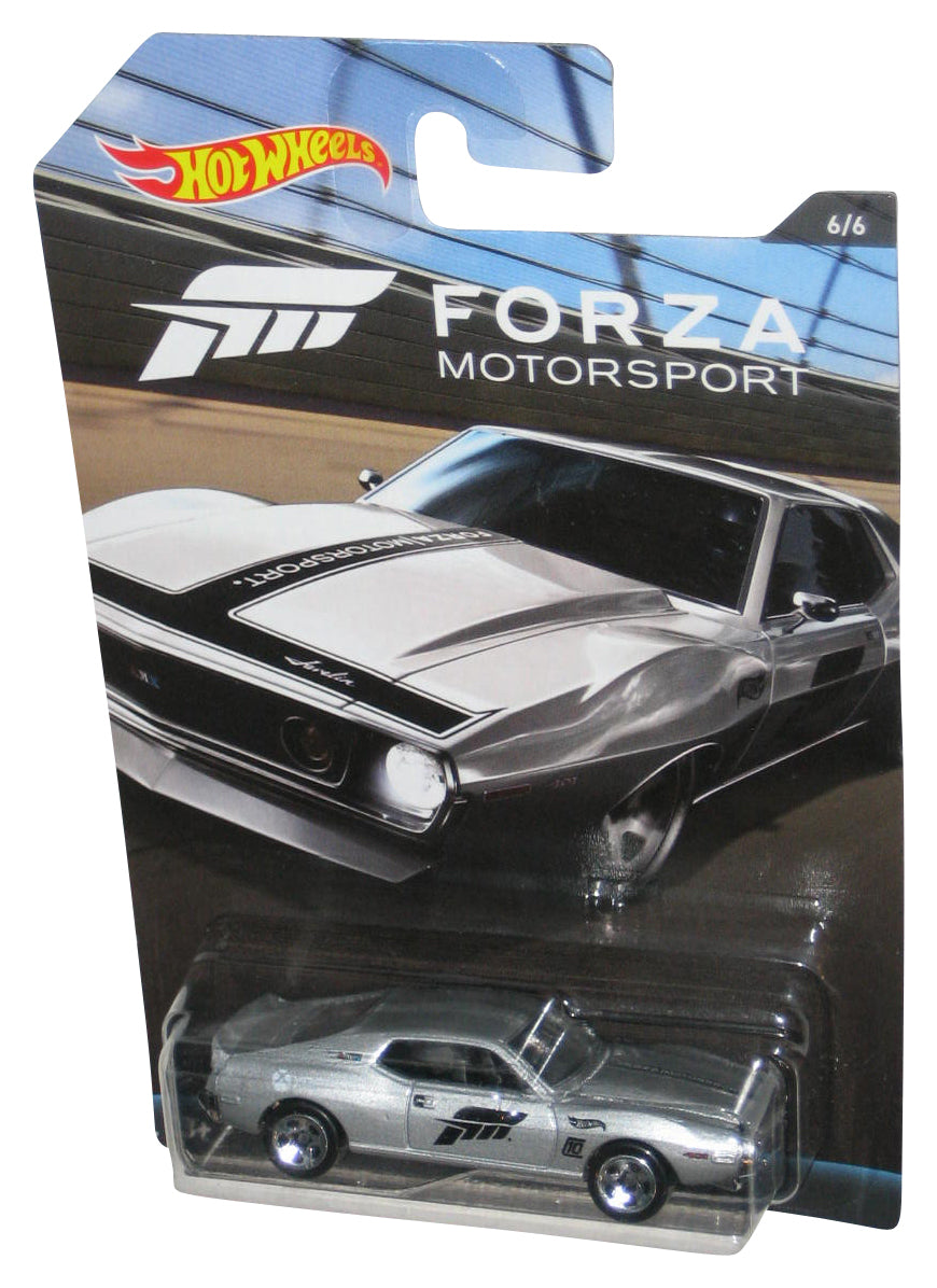 Hot Wheels Forza Motorsport (2017) Silver AMC Javelin AMX Toy Car 6/6