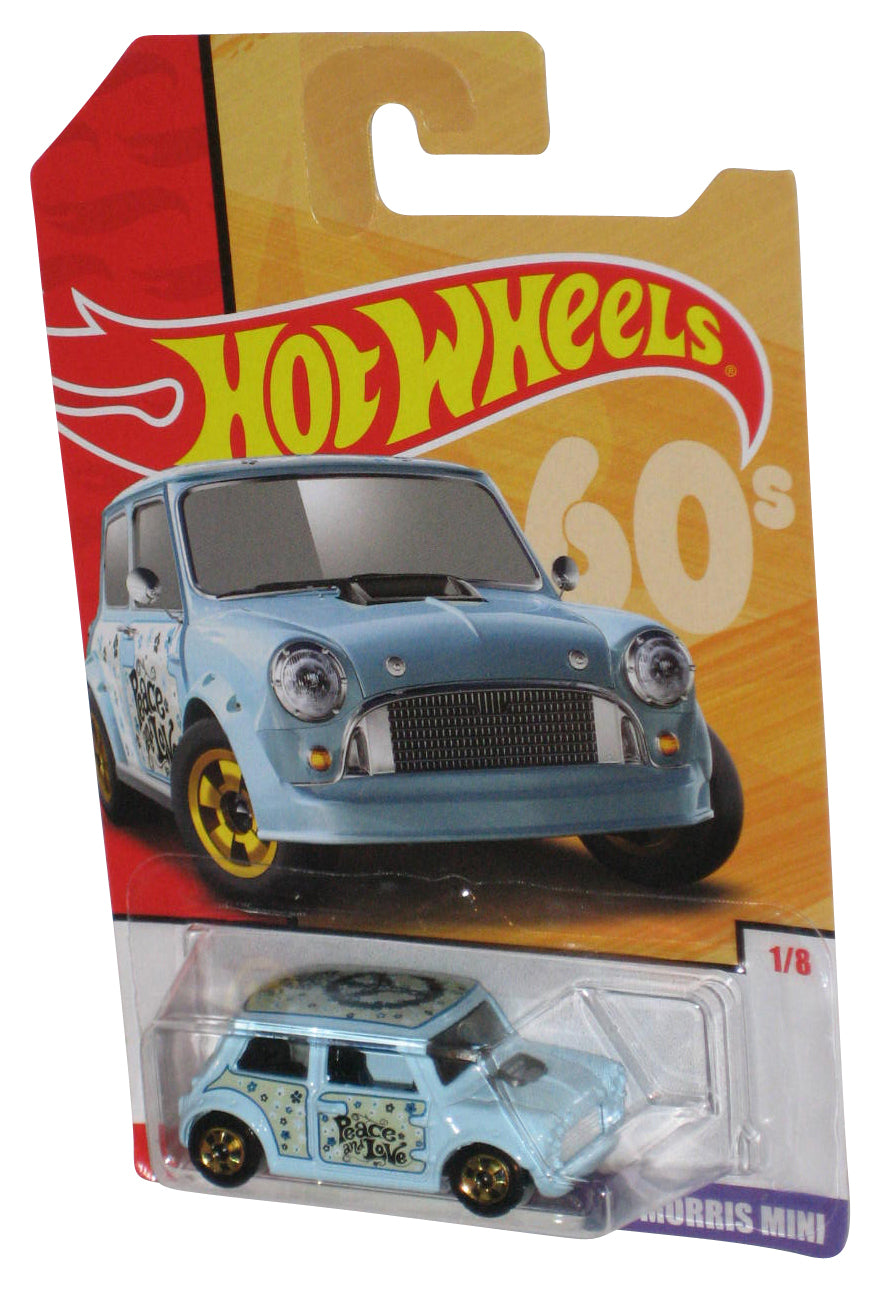Hot Wheels Morris Mini 60s (2017) Mattel Blue Die-Cast Toy Car 1/8