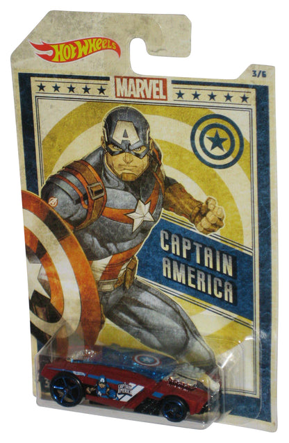 Marvel Captain America Rogue Hog (2018) Die-Cast Hot Wheels Toy Car 3/6