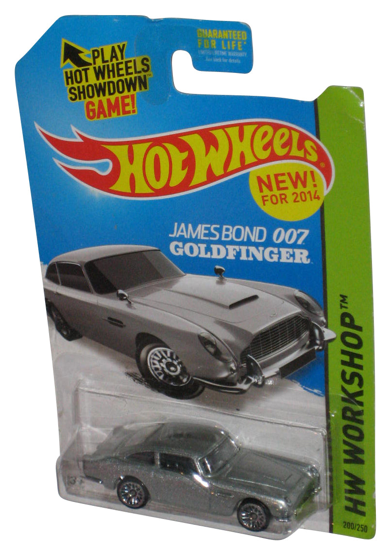 Hot Wheels HW Workshop 2014 James Bond 007 Goldfinger Aston Martin 1963 DB5 Car 200/250