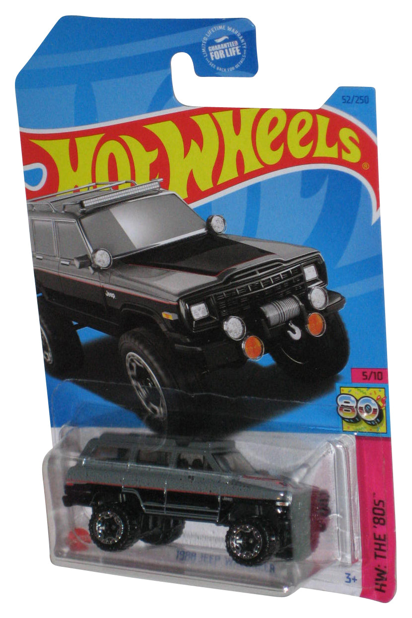 Hot Wheels HW The '80s Gray & Black 1988 Jeep Wagoneer Toy 52/250