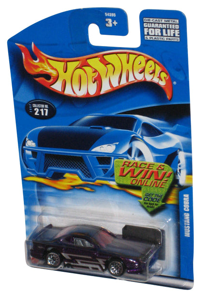 Hot Wheels Mustang Cobra (2002) Purple Die-Cast Toy Car #217