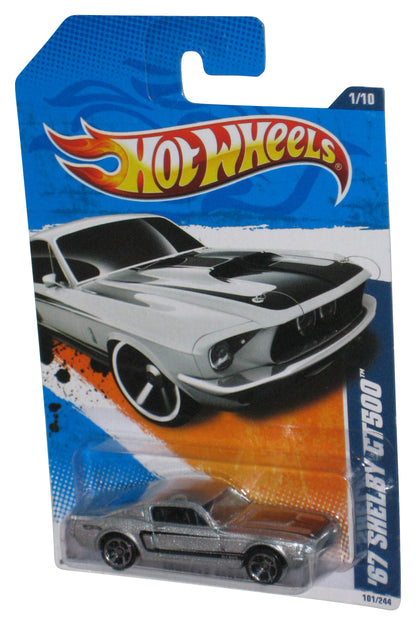 Hot Wheels Muscle Mania 1/10 Silver '67 Shelby GT500 Toy Car 101/244
