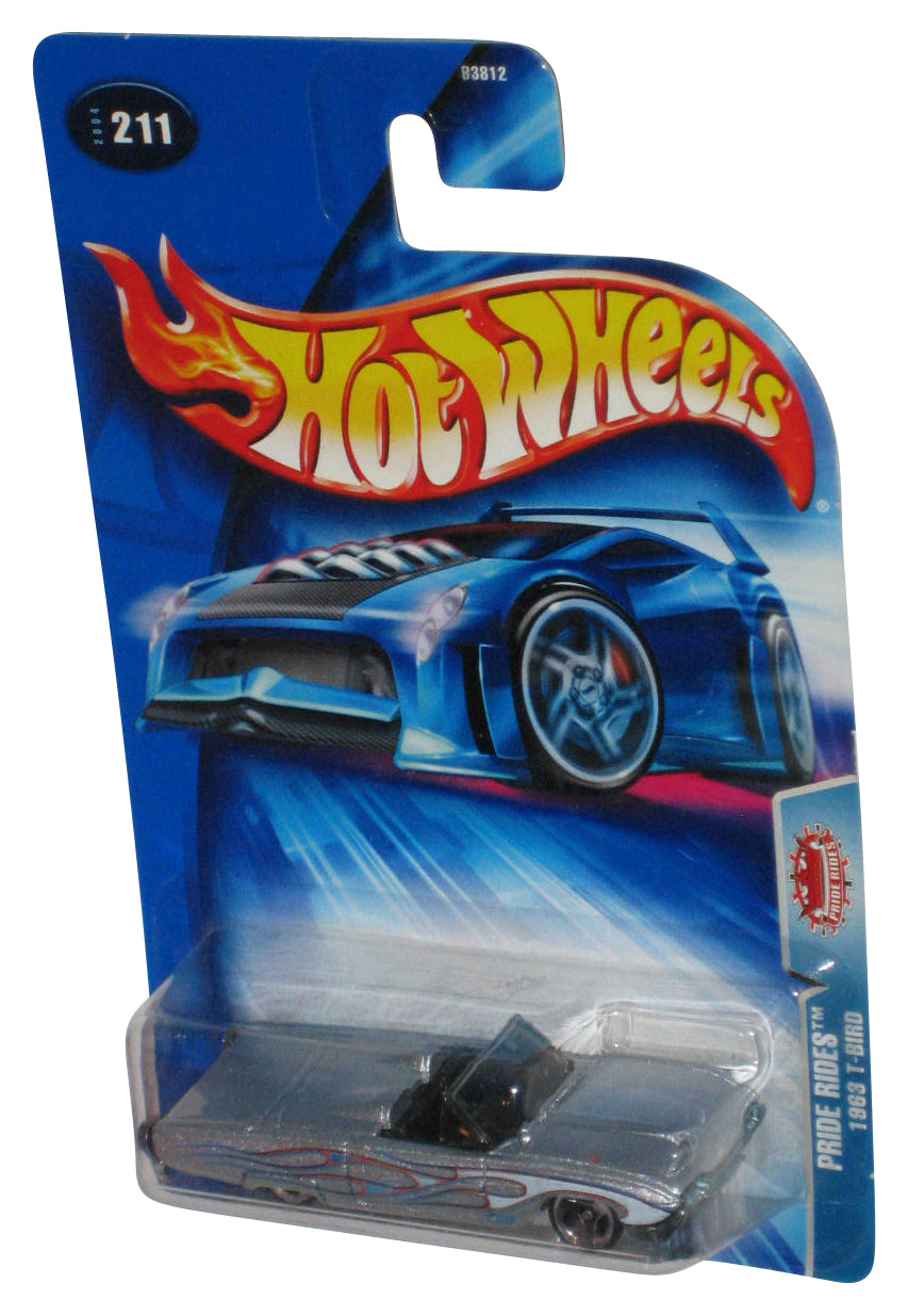 Hot Wheels Pride Rides 1963 T-Bird (2004) Silver Die-Cast Toy Car #211