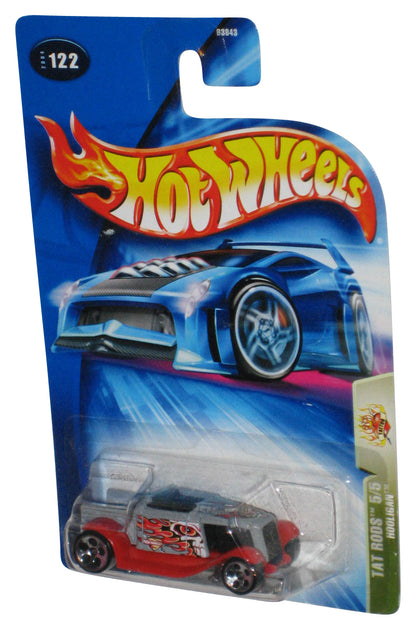 Hot Wheels Hooligan (2004) Red & Silver Tat Rods 5/5 Toy Car #122