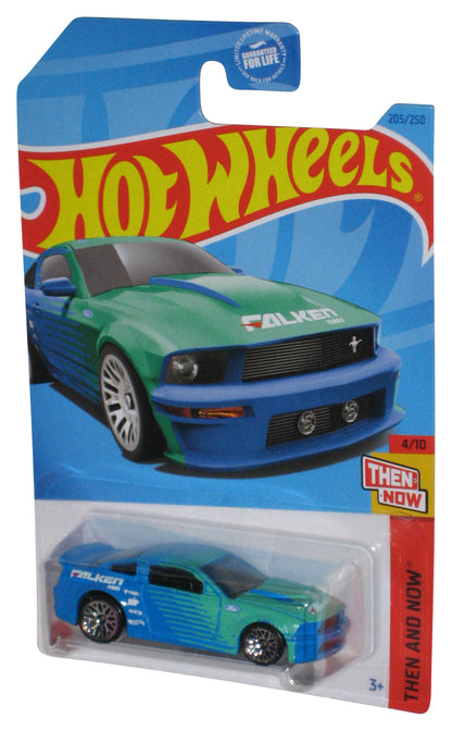 Hot Wheels Then And Now 4/10 Blue & Green '07 Ford Mustang Car 205/250
