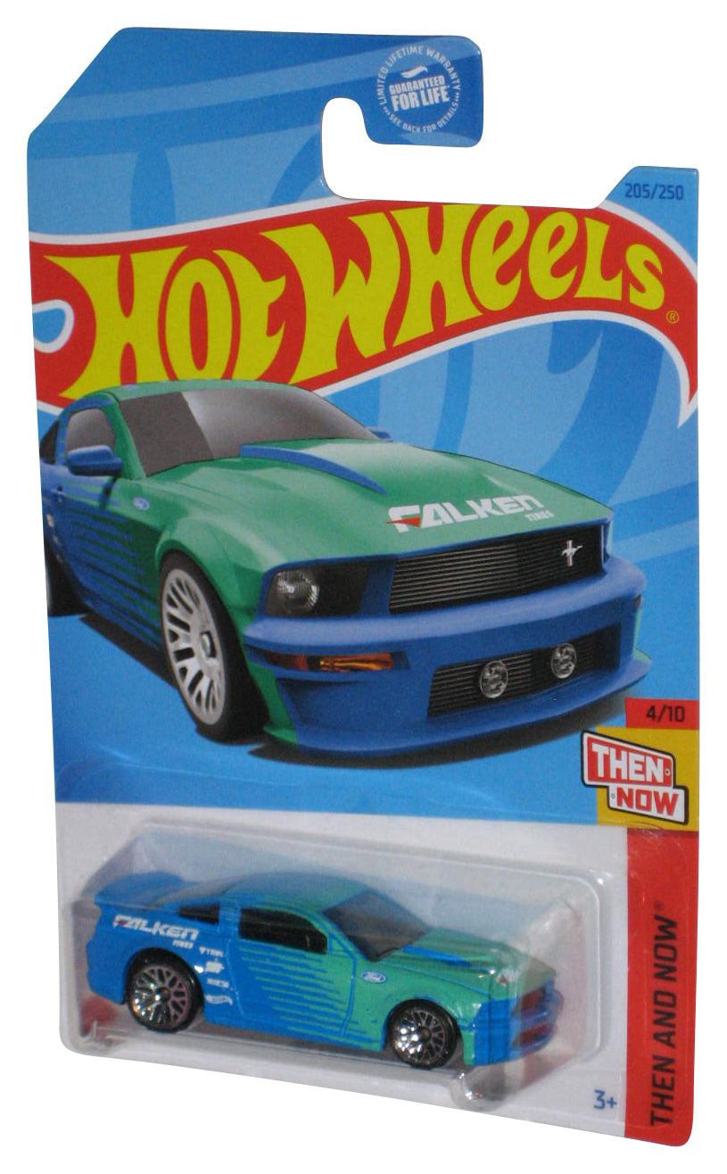 Hot Wheels Then And Now 4/10 Blue & Green '07 Ford Mustang Car 205/250