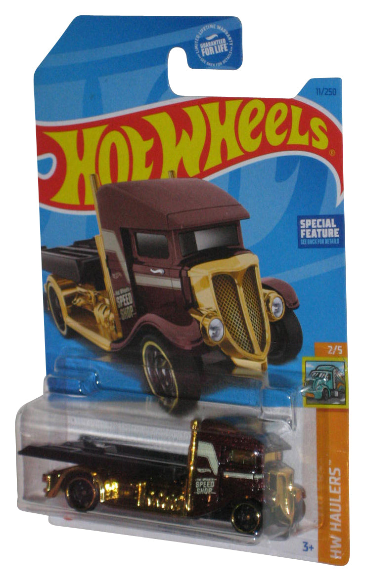 Hot Wheels HW Haulers 2/5 (2021) Brown Fast-Bed Hauler Toy Truck 11/250