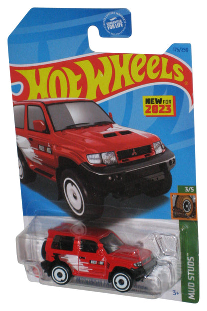 Hot Wheels Mud Studs 3/5 (2021) Red Mitsubishi Pajero Evolution Toy 175/250