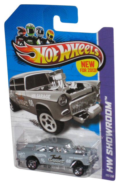Hot Wheels HW Showroom (2013) Gray '55 Chevy Bel Air Gasser Car 190/250