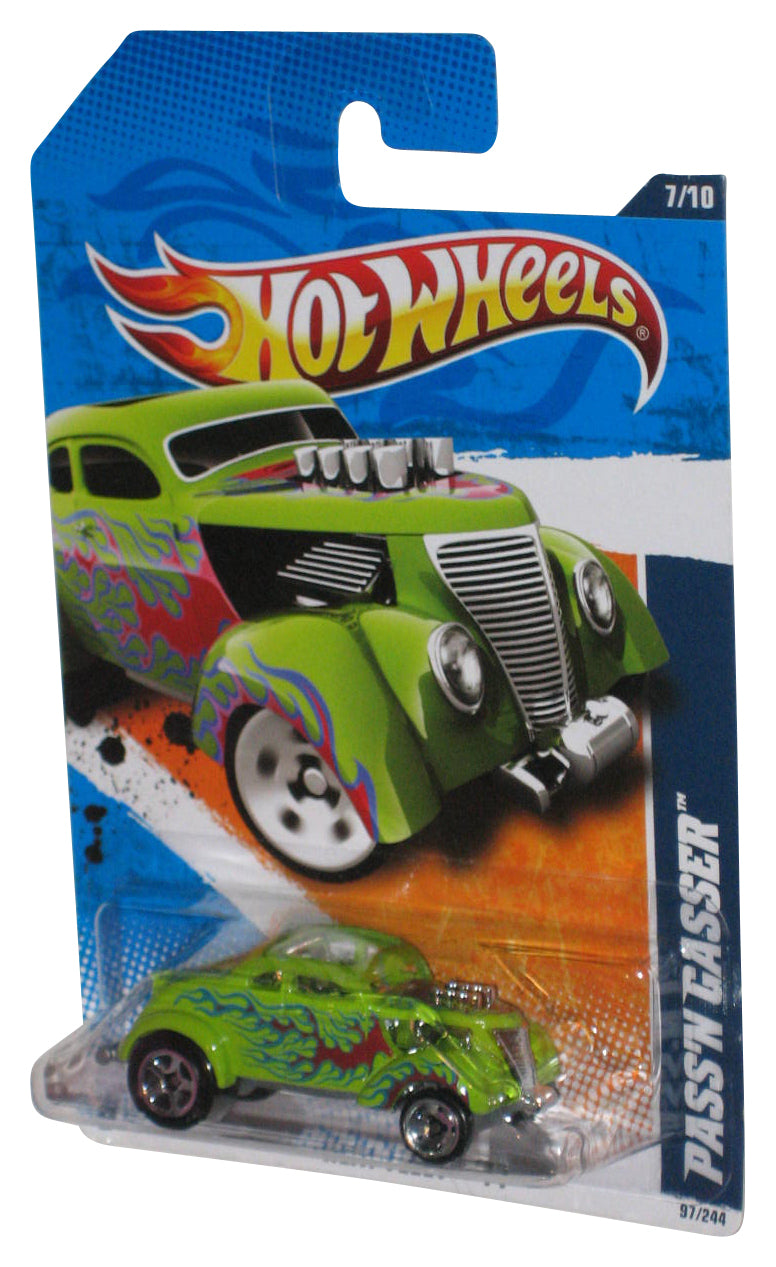 Hot Wheels Heat Fleet '11 7/10 (2010) Green Pass'N Gasser Toy Car 97/244