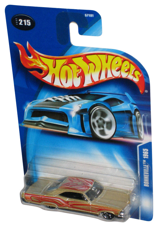 Hot Wheels Bonneville 1965 (2003) Gold & Red Die-Cast Toy Car #215