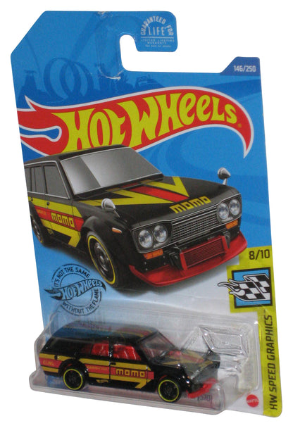 Hot Wheels HW Speed Graphics 8/10 (2017) Black Datsun Bluebird Wagon 510 Car 146/250