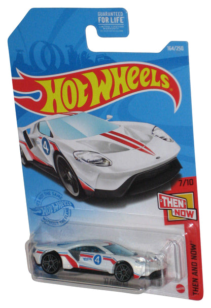Hot Wheels Then And Now 7/10 (2020) White '17 Ford GT Toy Car 164/250