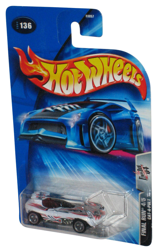 Hot Wheels Final Run 4/5 (2004) White Cat-A-Pult Toy Car #136