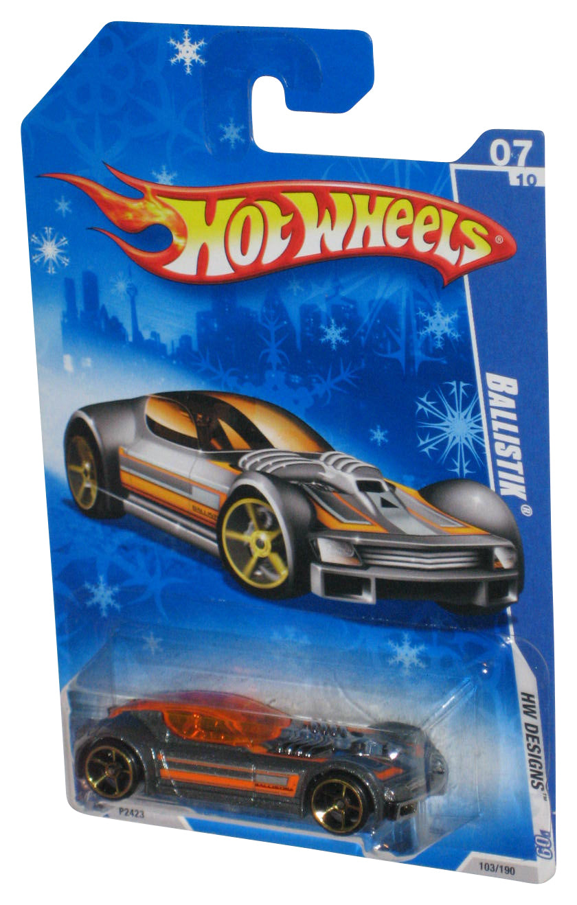 Hot Wheels HW Designs '09 Ballistik Gray Die-Cast Toy Car 103/190 - (Snowflakes Card)