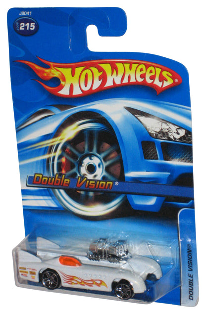 Hot Wheels Double Vision (2006) Mattel White Die-Cast Toy Car #215