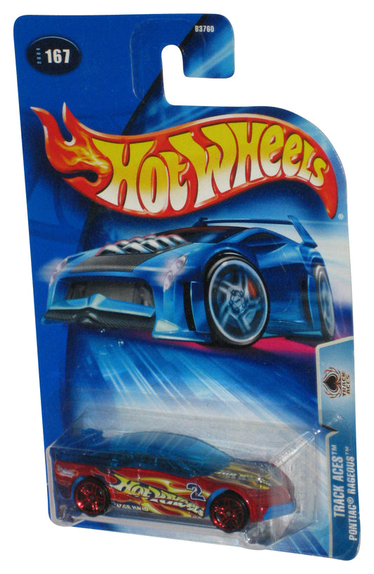 Hot Wheels Track Aces (2004) Pontiac Rageous Blue Die-Cast Toy Car #167